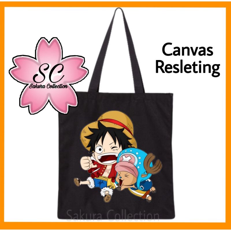 Túi Tote Vải canvas In Hình Anime One Piece Monkey D Luffy Chopper Phối Khóa Kéo / Túi Tote Màu Đen Trơn Đựng laptop / Túi Xách Đi Học / Đi Học Vải canvas / Túi Đi Học / Túi Đi Học / Túi Đựng laptop / Túi Mua Sắm / Túi Xách / Túi Vải canvas / Túi Đi Học /