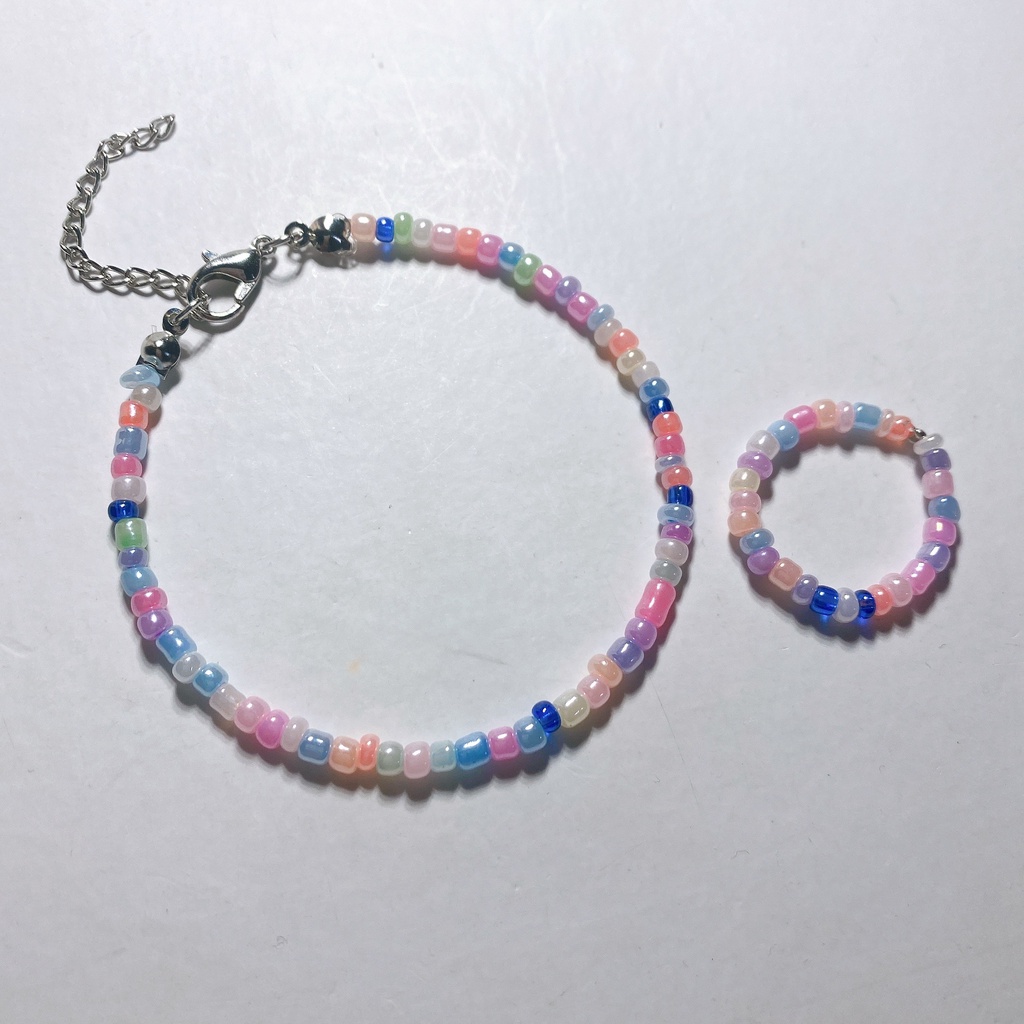 Vòng tay vòng cổ handmade hạt phê la (nhận custom theo yêu cầu)