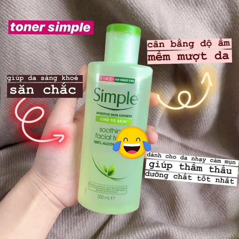 TONER SIMPLE SOOTHING FACIAL