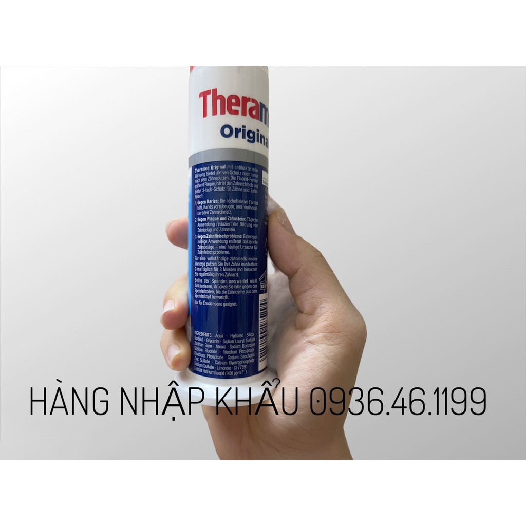 Kem Đánh Răng dạng ống  Thera Med Hàng Nội địa Đức 100ml