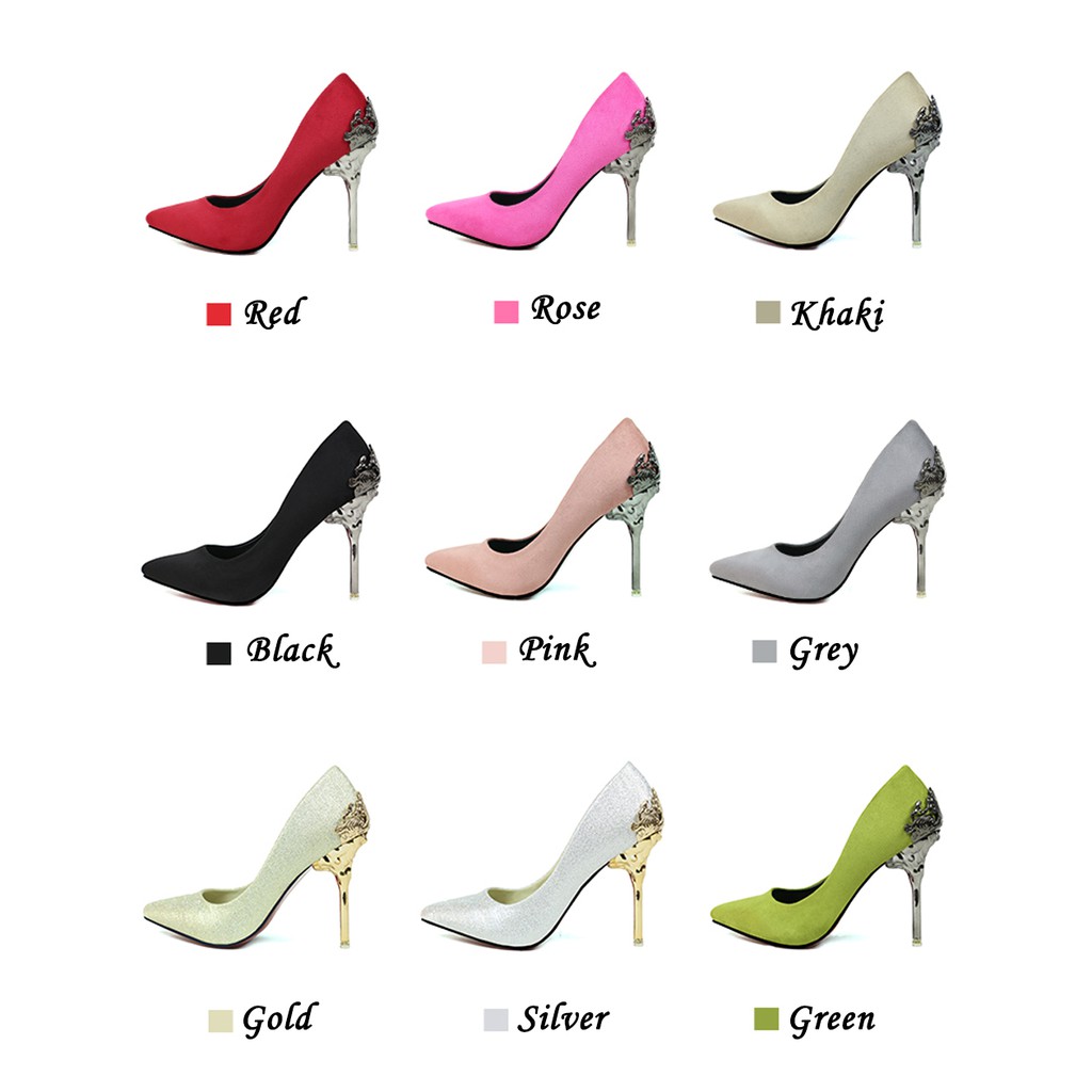 Giày Cao Gót Thời Trang Nhiều Màu Xinh Xắn Cho Nữ