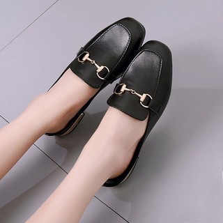 Giày nữ đế bằng phong cách Châu Âu