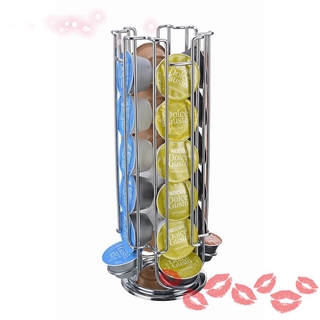 【In stock】 Revolving Rotating Coffee Pod Capsule Holder Tower Stand Rack