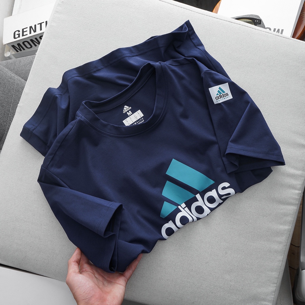 Áo Thun Nam Cổ Tròn ADIDAS Áo Phông Nam Tay Ngắn Cao Cấp Vải Cotton Thoáng Mát, Co Dãn 4 Chiều Form Chuẩn