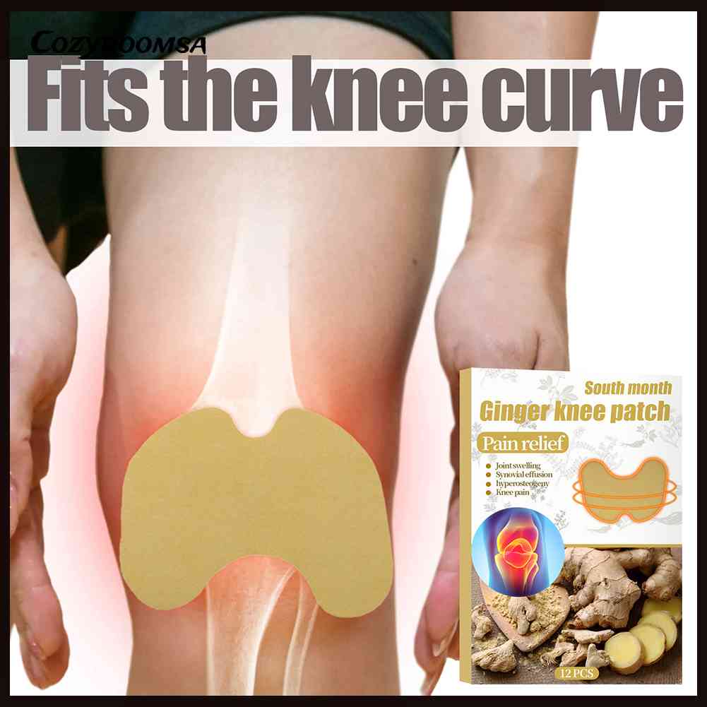 Hộp 12 Miếng Dán Thạch Cao Gừng Giảm Đau Hiệu Quả