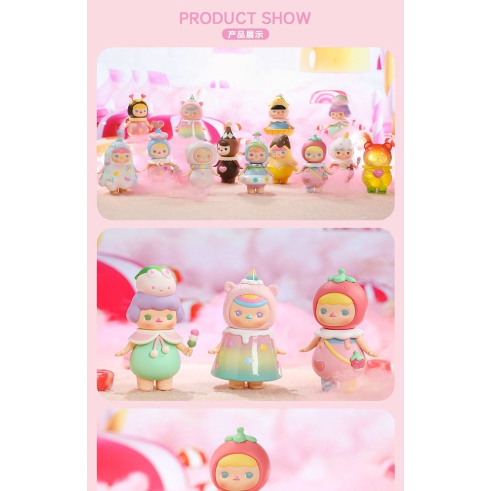 ❤sản phẩm chính thức❤Pucky Loạt ngọt ngào POPMART Hộp mù Quà tặng Con búp bê Người mẫu Đồ chơi