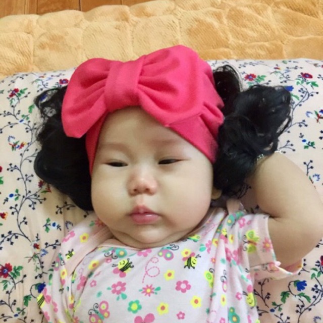 Sỉ mũ tóc giả cho bé
