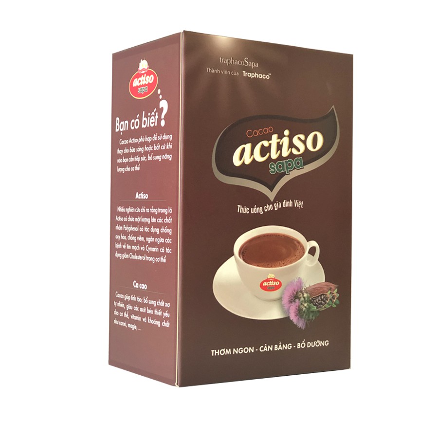 Cacao Actiso Sapa - TraphacoSapa - Đồ uống cao cấp Kết hợp Atiso Sapa &amp; Cacao Bến Tre