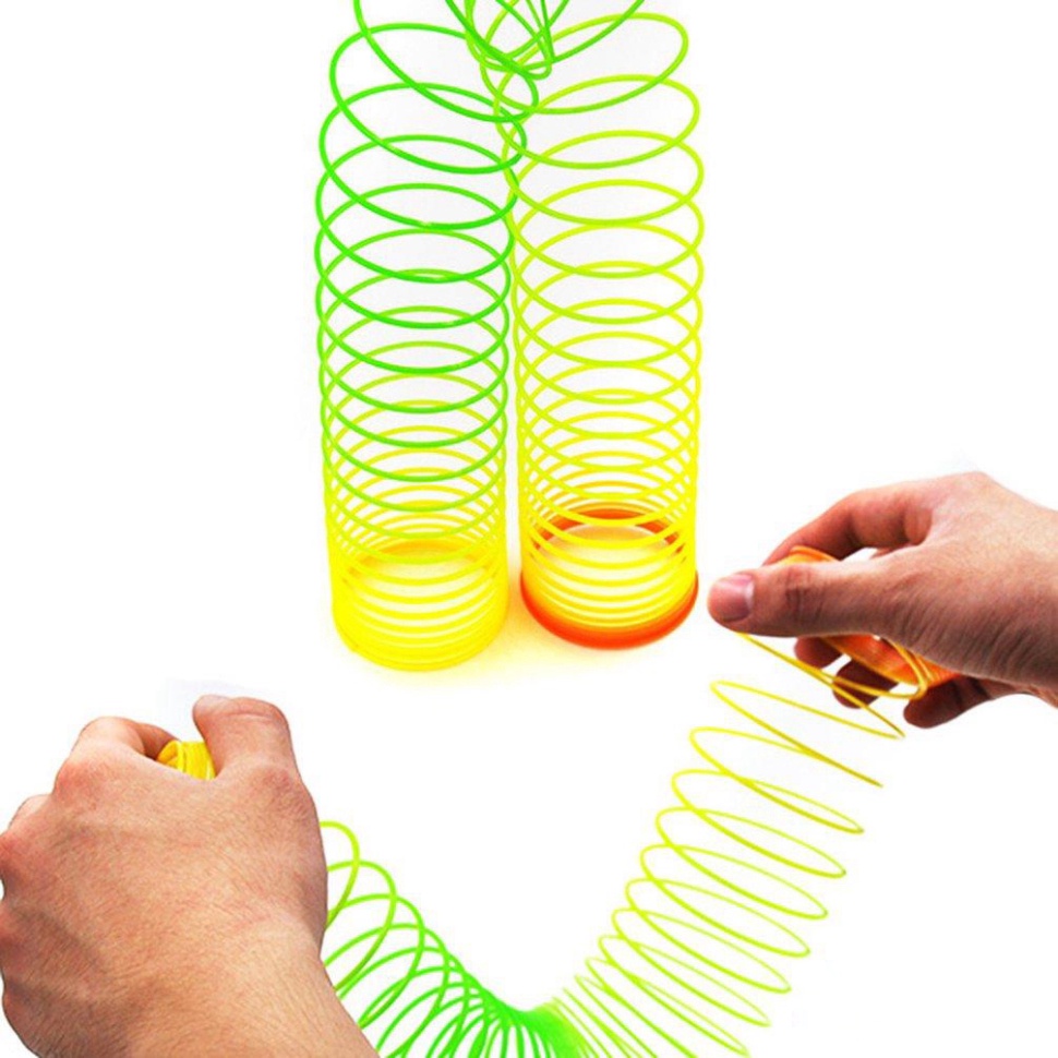 Đồ chơi lò xo cầu vồng ma thuật tung hứng nhiều màu sắc loại to cao cấp cho bé yêu 💖