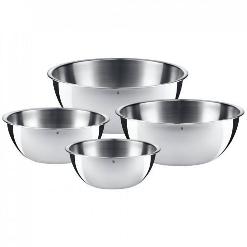 Set 4 âu inox WMF GOURMET Âu trộn bột WMF Gourmet chất liệu INOX không gỉ.