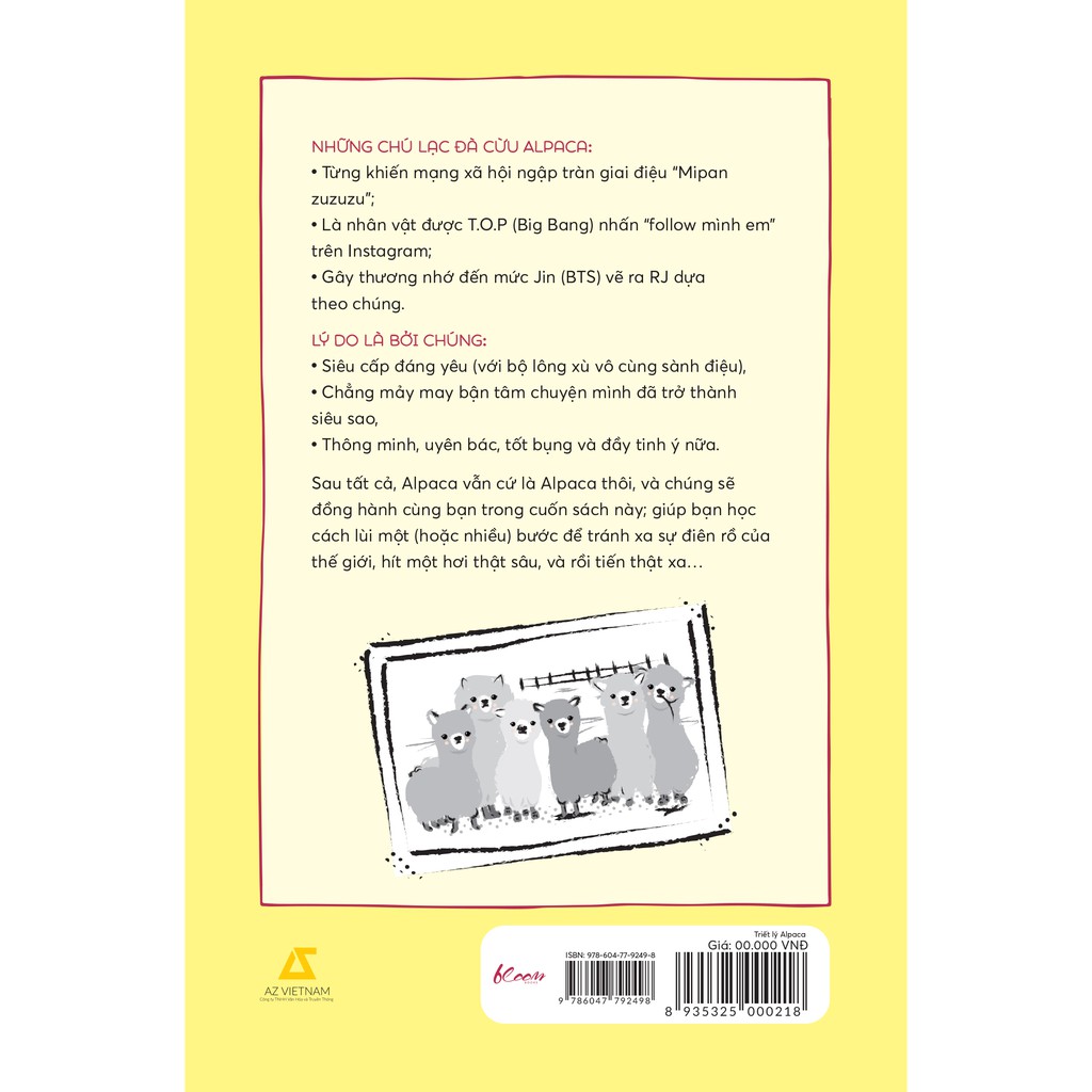 Sách - Triết Lý Alpaca – Biết Lùi Để Tiến Xa | BigBuy360 - bigbuy360.vn