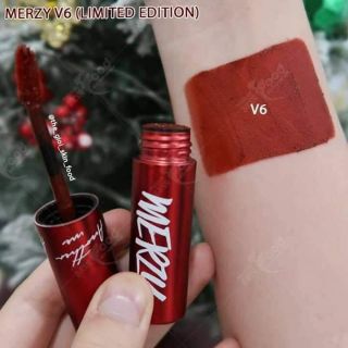Son kem lỳ merzy v6 bản đỏ giáng sinh