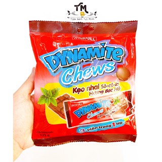 Kẹo nhai Socola Bạc Hà Dynamite Chews 125g