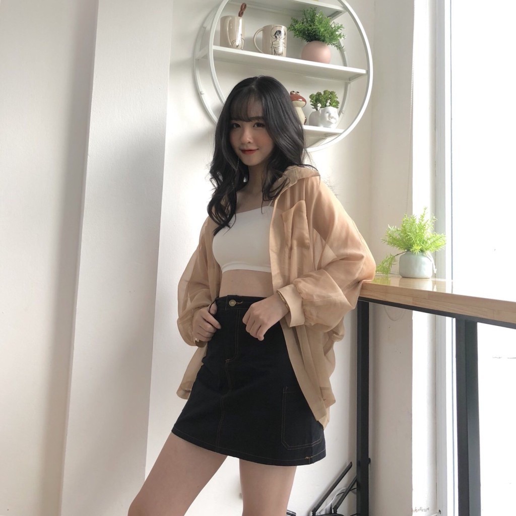 Áo Sơ Mi Nữ Trơn Voan Mỏng Ulzzang, Áo Giấy Buộc Eo Khoác Ngoài Đi Biển Nhiều Màu, Labibi | WebRaoVat - webraovat.net.vn