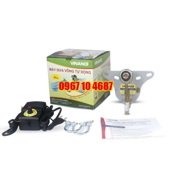 Máy Đưa Võng Tự Động Cao Cấp VN365 - Sức Đưa 80 Kg Cho Cả Mẹ Và Bé