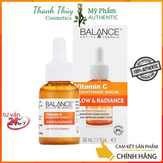 Tinh Chất Làm Sáng Da,Mờ Thâm Balance Vitamin C Brightening Serum Glow & Radiance 30ml