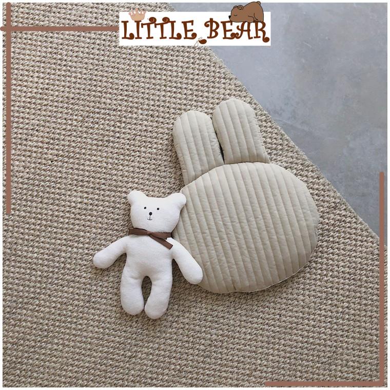 Gối Mỏng Malolotte Quilting HANDMADE Phong Cách Hàn Quốc Cho Bé - Little Bear