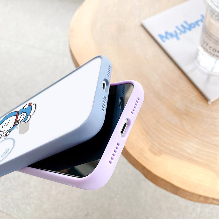 Ốp lưng iphone Doraemon Big Ball nhám viền nổi cong 6/6plus/6s/6splus/7/7plus/8/8plus/xr/xs/11/12/13/pro/max/plus/promax | BigBuy360 - bigbuy360.vn