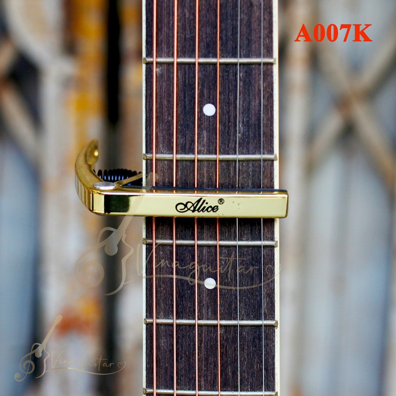 Capo đàn guitar acoustic Alice A007K chính hãng  capo guitar kim loại lò xo cực khỏe