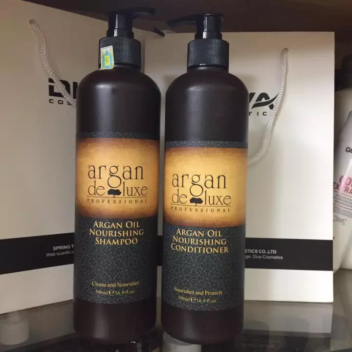 [Mã SKAMLTSM9 giảm 10% đơn 99K] DẦU GỘI DẦU XẢ ARGAN DELUXE COLAGEN DƯỠNG ẨM PHỤC HỒI HƯ TỔN HƯƠNG NƯỚC HOA 1000ML*2