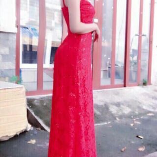 ĐẦM DẠ HỘI CAO CẤP REN KIM SA