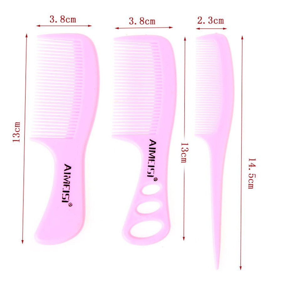 Bộ 3 Lược Chải Tóc Aimeisi Bỏ Túi Mini