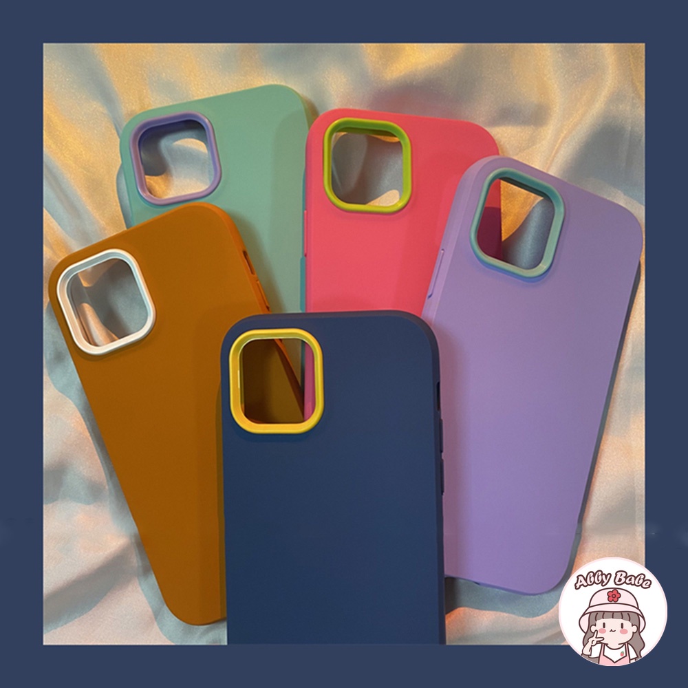 Ốp Điện Thoại Silicon Dẻo Chống Sốc Màu Kẹo Cho Iphone 14 Pro Max 11 7Plus 13 12 11 Pro Max X XS Max XR