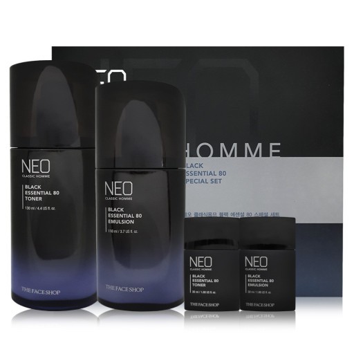 Bộ dưỡng da dành cho nam Neo Classic Homme Black Essential 80 Special Set (4 sản phẩm)