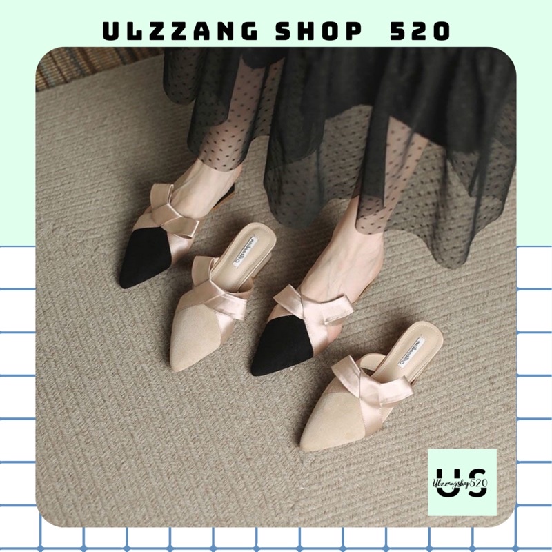 Giầy sục nỉ hai màu đen, kem thời trang kiểu Hàn Quốc Ulzzangshop520