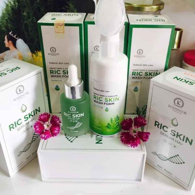 [CHÍNH HÃNG] COMBO RIC SKIN VÀ SỮA RỬA MẶT