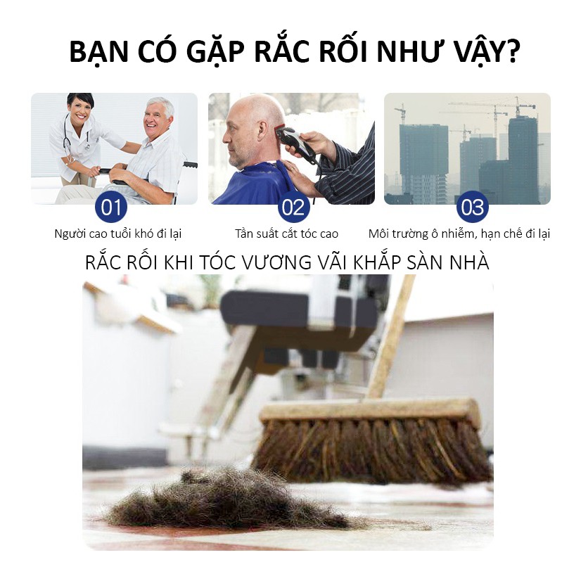 Áo Choàng Cắt Tóc Có Khay Hứng