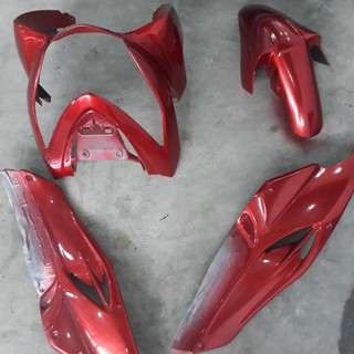 Combo sơn Samurai Màu Đỏ ánh kim 1108 Yamaha .