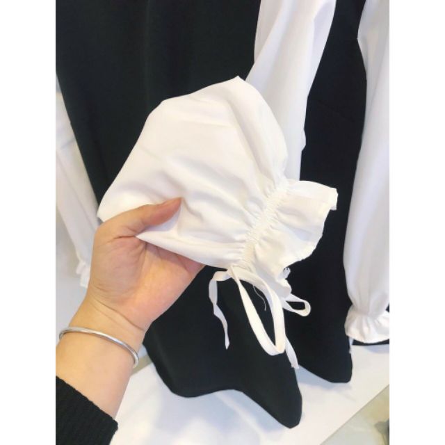 VÁY Umi tay nơ dễ thương / Đầm công sở thời trang