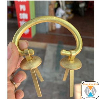 Tay Nắm Ngăn Kéo Tủ Bằng Đồng Kiểu Dáng Cổ Điển - Núm tủ bằng đồng - Núm ngăn kéo tủ gỗ