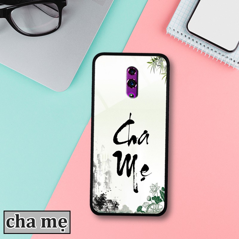 Ốp lưng Realme X - In chữ thư pháp