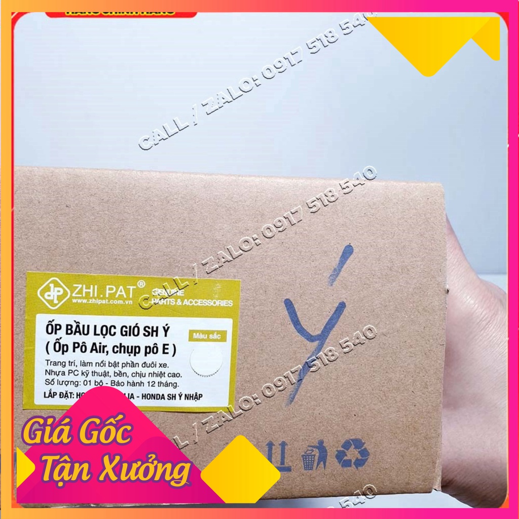 Combo Lọc Gió K&amp;N , Bầu Gió Zhipat Gắn SH ý 2009 - 2012 (Ảnh Sp thật)