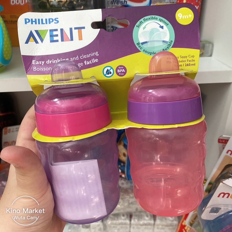 Bình tập uống nước mỏ vịt Philips Avent Usa(260ml)