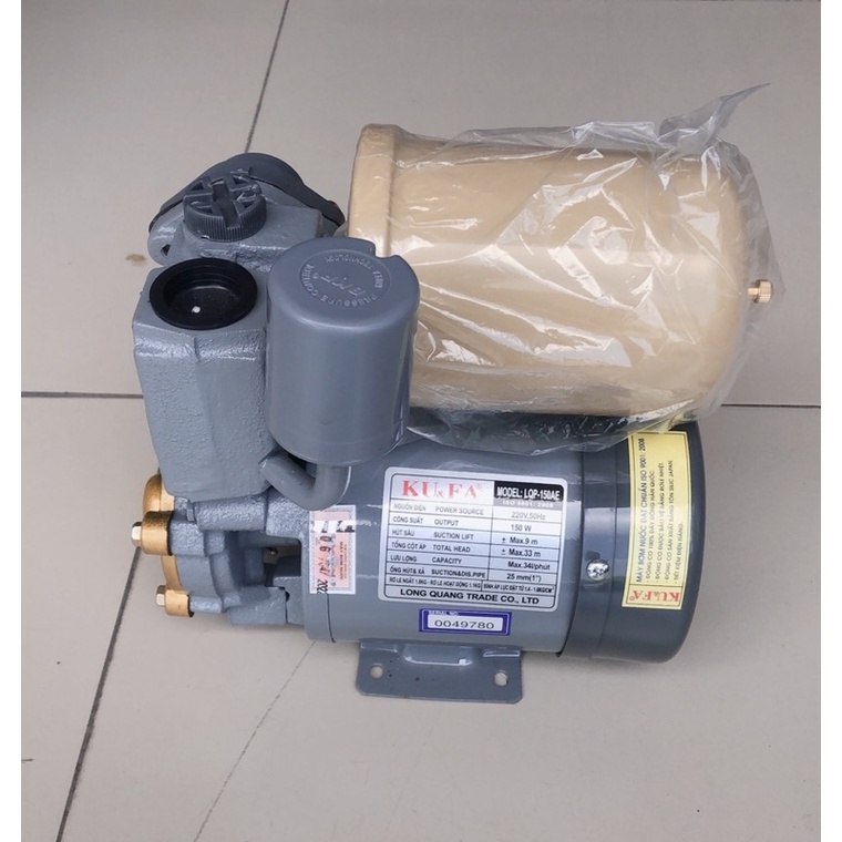 Máy bơm áp tự ngắt 150w