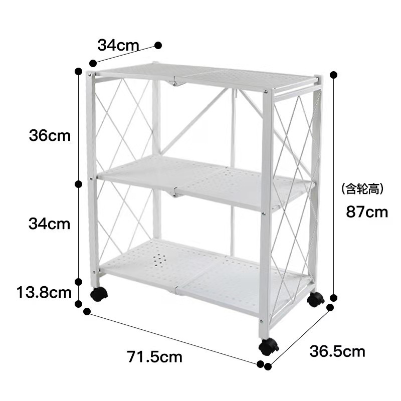 [CHUYÊN SỈ ] Kệ Để Đồ Đa Năng Gấp Gọn 3/4/5 tầng cho nhà bếp, phòng ăn, phòng tắm, phòng ngủ