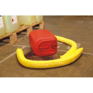 Sock thấm hóa chất, phao thấm hút hóa chất 7.6cm*1.2m (màu vàng)