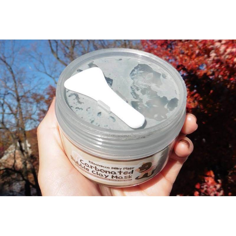 Mặt nạ sủi bọt thải độc khử chì ngăn ngừa lão hóa bì heo Carbonated Bubble Clay Mask