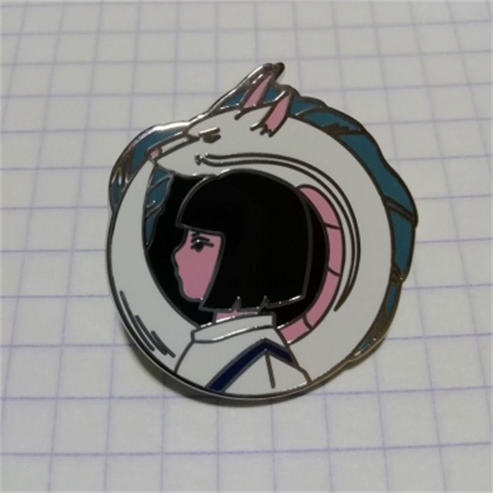 Huy Hiệu Cài Áo Hình Rồng Trong Phim Spirited Aways Độc Đáo