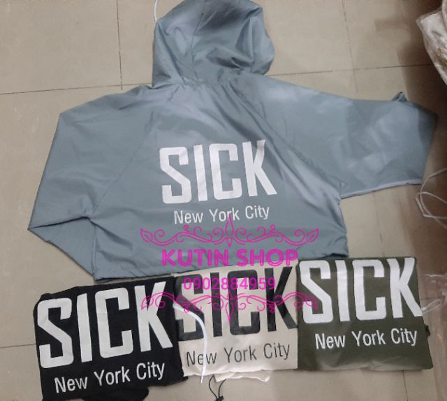 Áo khoác dù lửng sick croptop 1 lớp_ ảnh thật | BigBuy360 - bigbuy360.vn