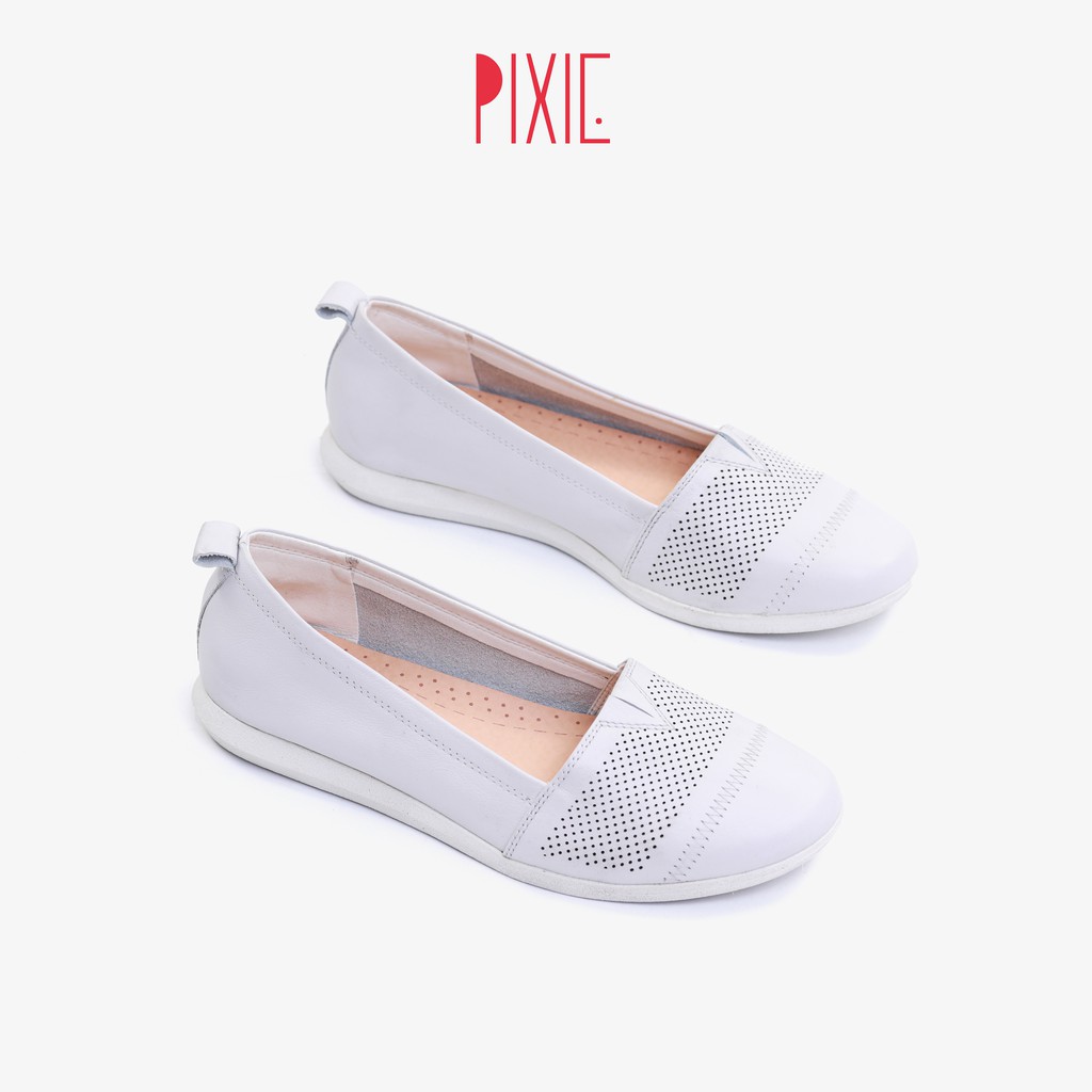 Giày Bệt Slipon Da Bò Thật Cut-out Pixie X481 | BigBuy360 - bigbuy360.vn