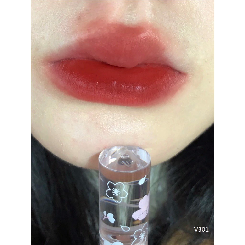 Son Kem Lì Hold Live Hoa Anh Đào Flower Sakura Velvet Matte Dưỡng Ẩm Lâu Trôi Bền Màu Chống Thấm Nước HL543