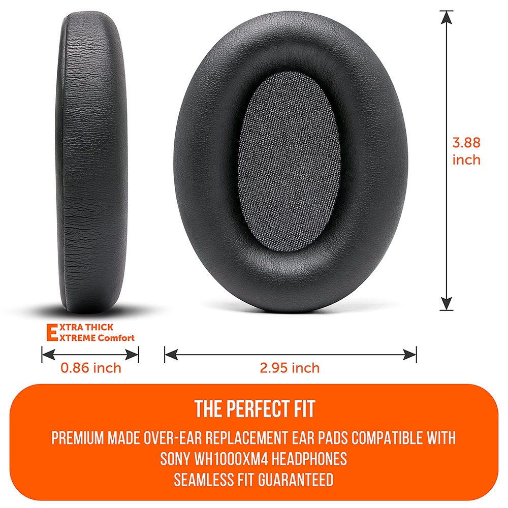 Cặp Mút Đệm Tai Nghe Thay Thế Cho Sony WH-1000XM4 WH1000XM4