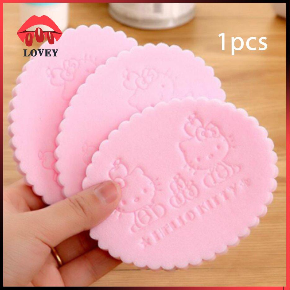 [Hàng mới về] Miếng xốp rửa mặt hình Kitty thiết thực | BigBuy360 - bigbuy360.vn