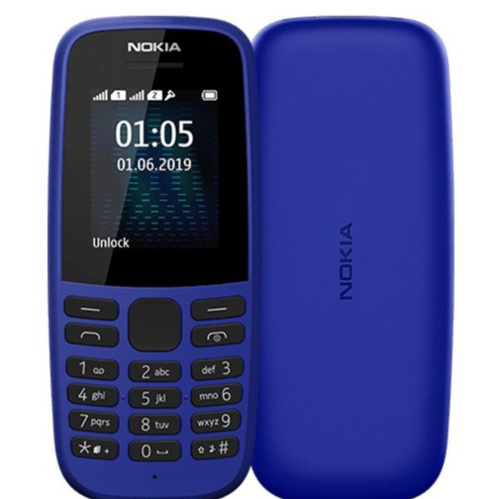 Điện thoại Nokia 105 1 SIM (2019) - Hàng Chính Hãng - Nguyên Seal [ HÀNG TỒN KHO ]