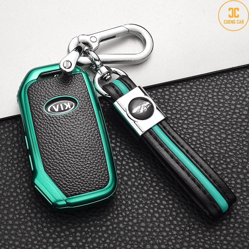Ốp khóa xe Kia Cerato, Kia Sorento mẫu mới 2020  - chất liệu Da Tpu