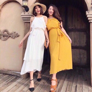 Váy bèo tơ 2 dây nữ cực xinh